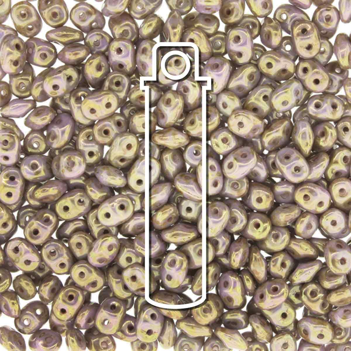 Crystal Capri Gold - MiniDuo, 2x4mm 8g Crystal Capri Gold - MiniDuo, 2x4mm 8g