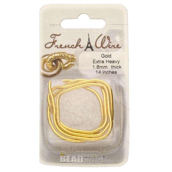 French Wire - Gold Heavy French Wire - Gold Heavy