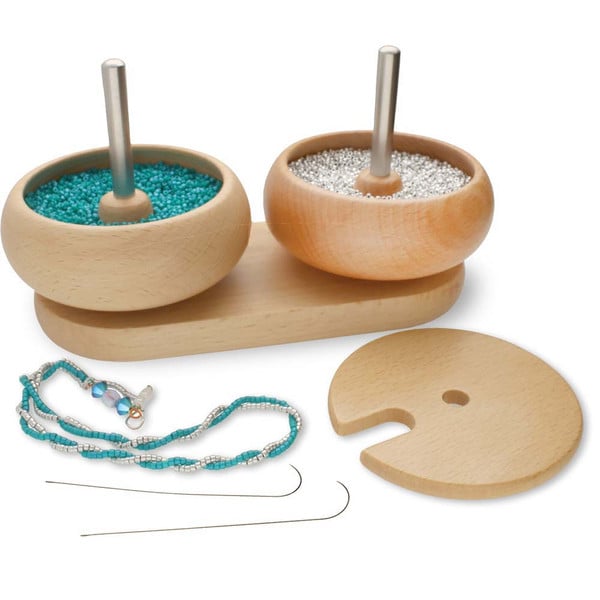 Double Wooden Bead Spinner Double Wooden Bead Spinner