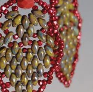pinecone earrings